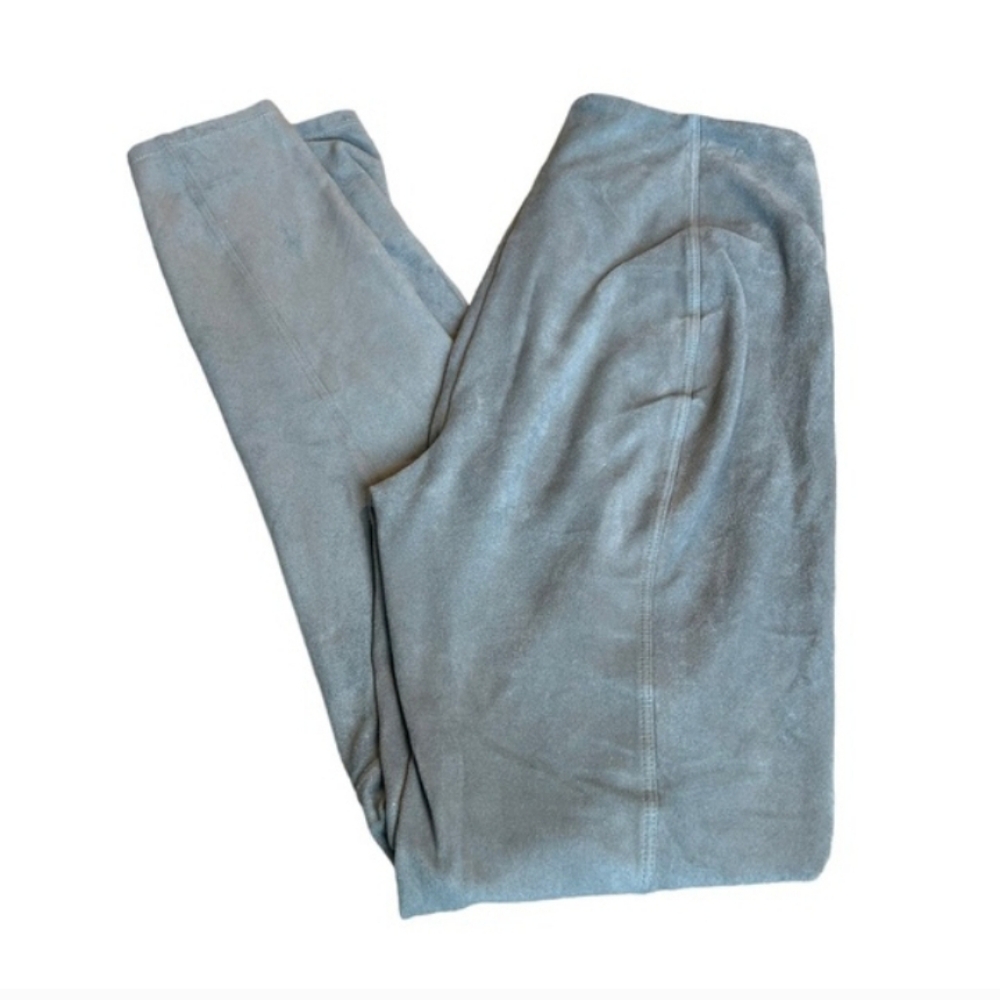 LYSSÉ Vegan Suede Leggings Gray Sz S